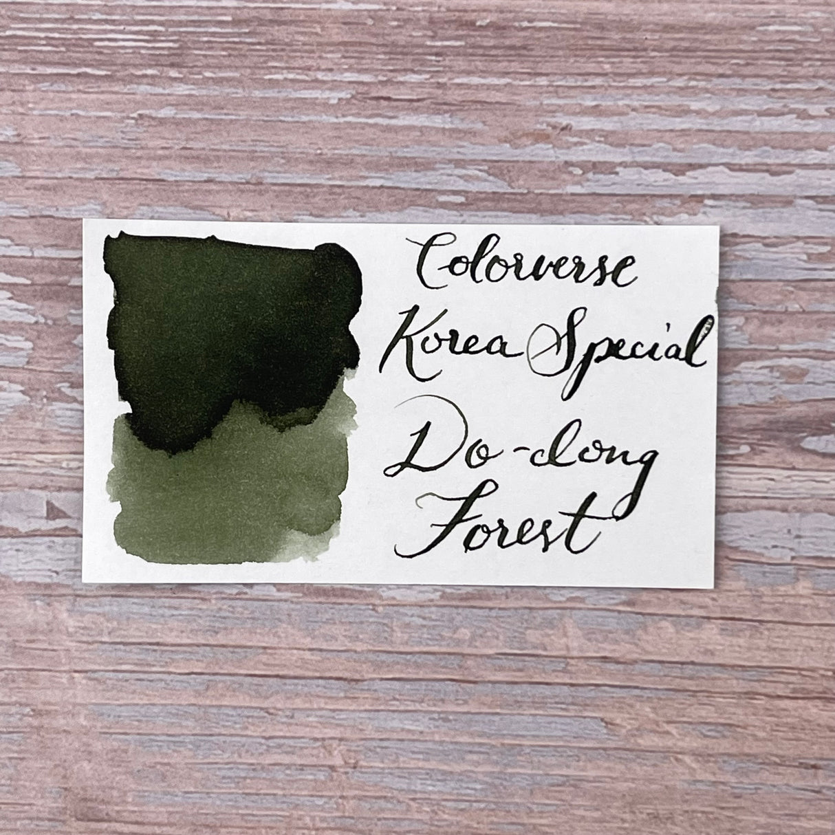 Colorverse 15ml Korea Special Bottled Ink - Do-dong Forest