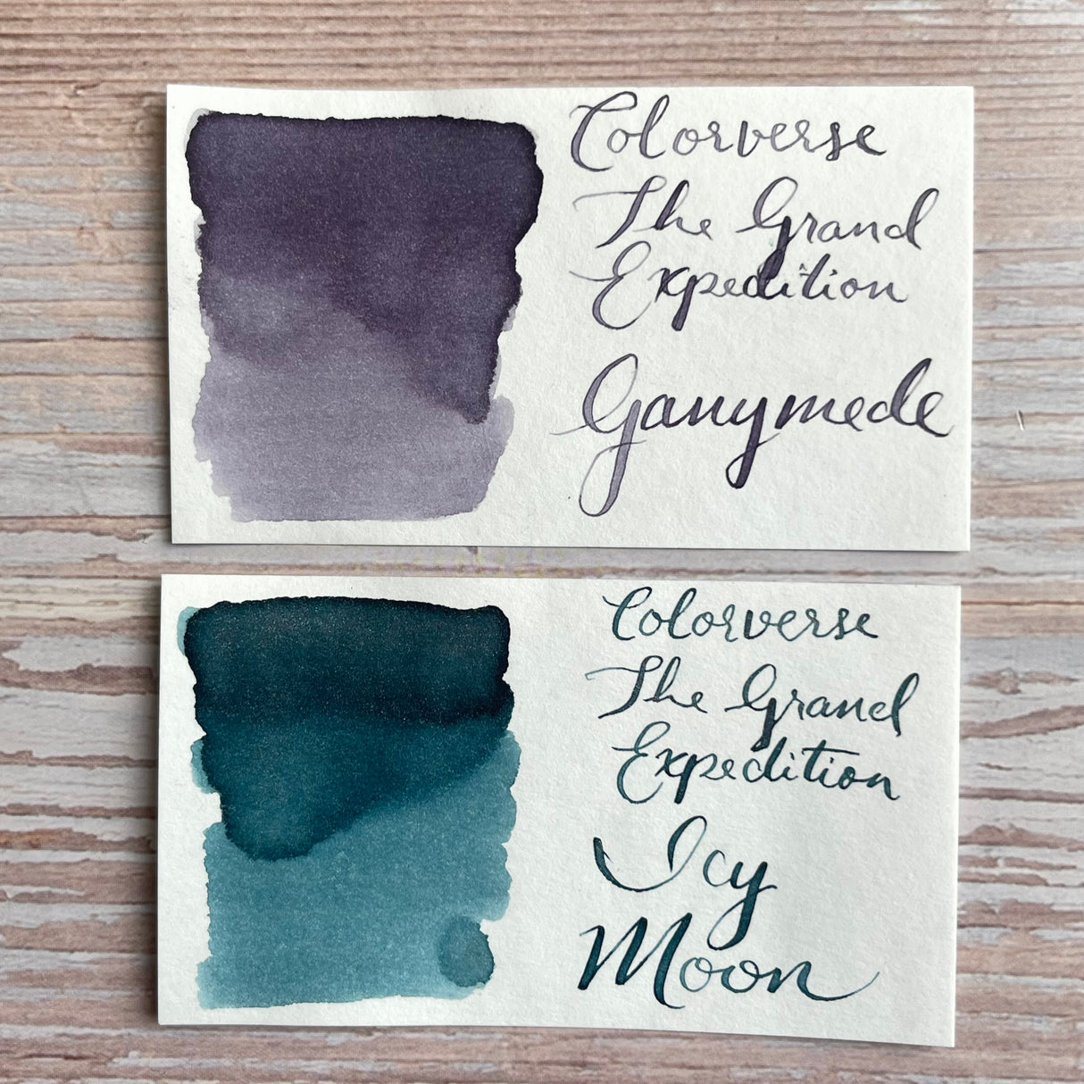 Colorverse Ganymede & Icy Moon - 65ml + 15ml Bottled Ink