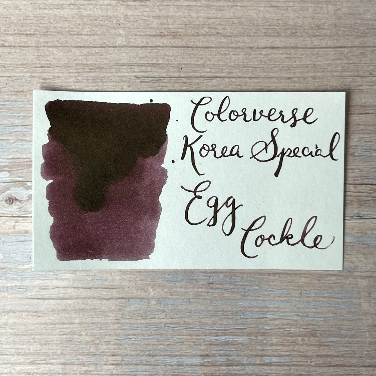 Colorverse 15ml Korea Special Bottled Ink - Egg Cockle