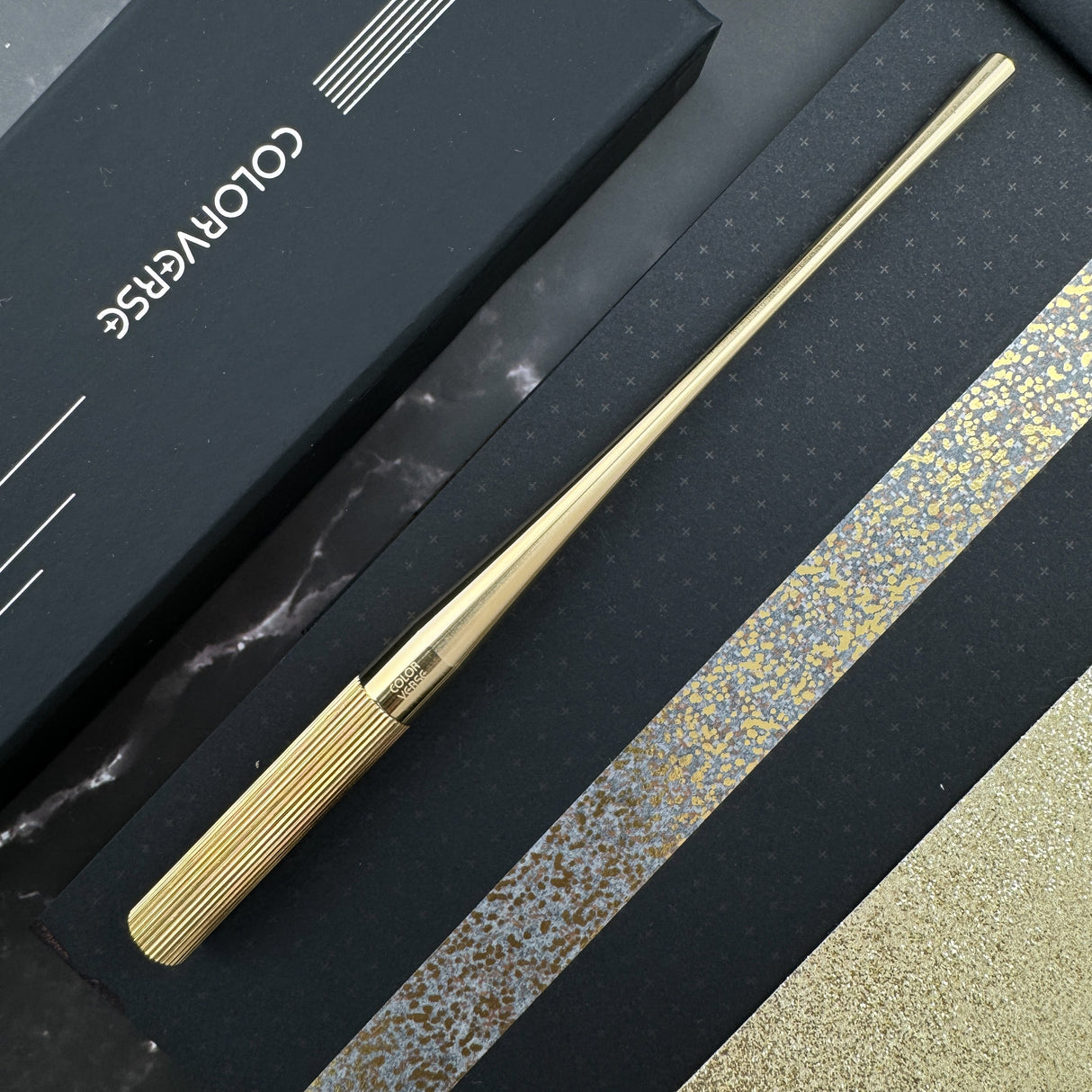 Colorverse Shuttle Large Nib Holder - Brass