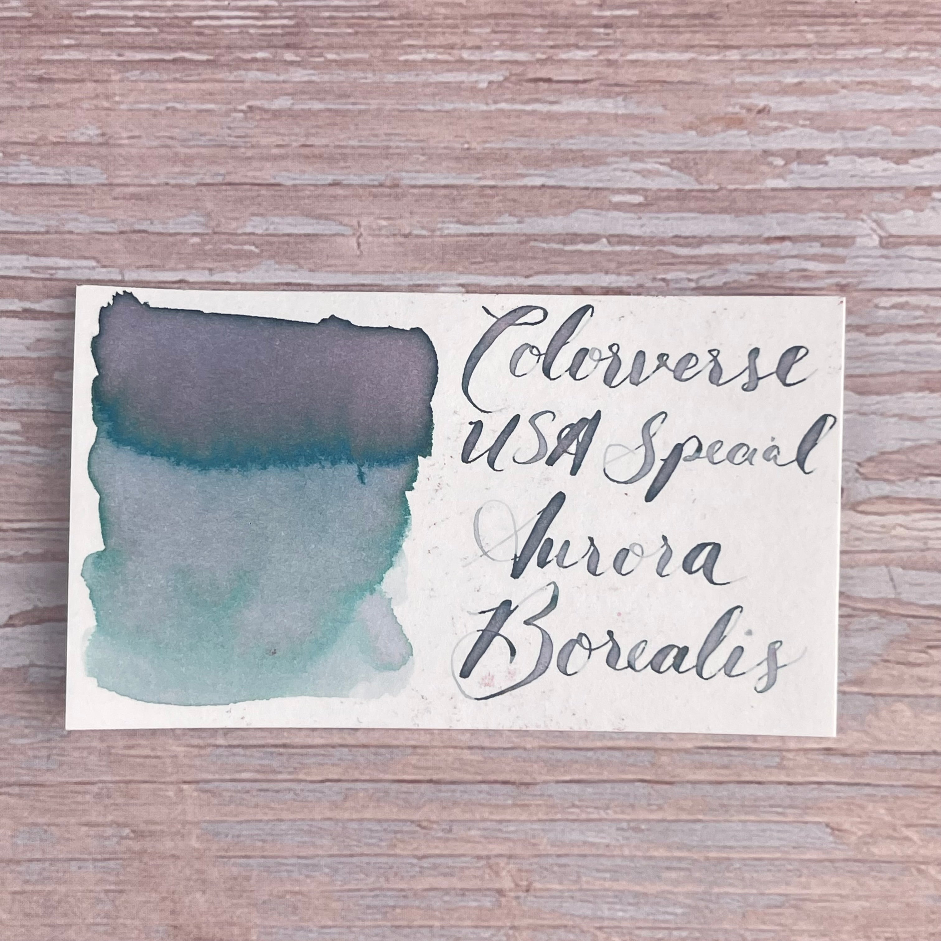 Colorverse USA Aurora Borealis (Alaska) 15ml Bottled Ink Atlas