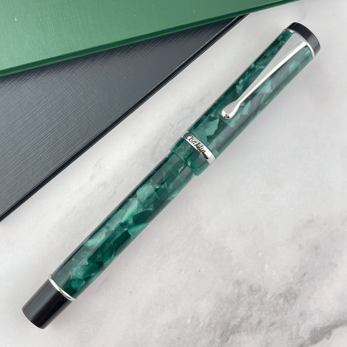 Conklin Duragraph Fountain Pen - Forest Green (Doorbuster)