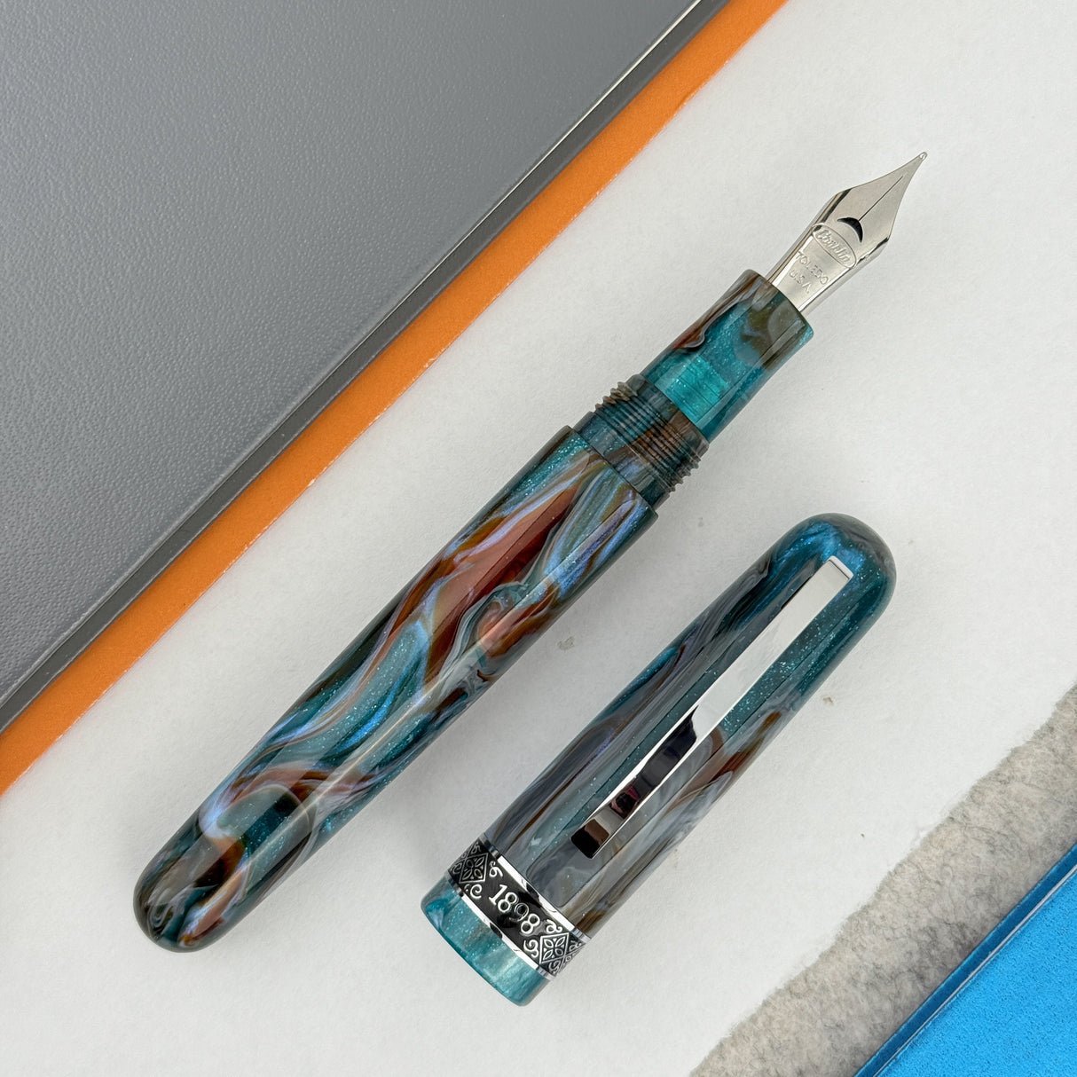 Conklin 1898 Fountain Pen - Stormy Seas