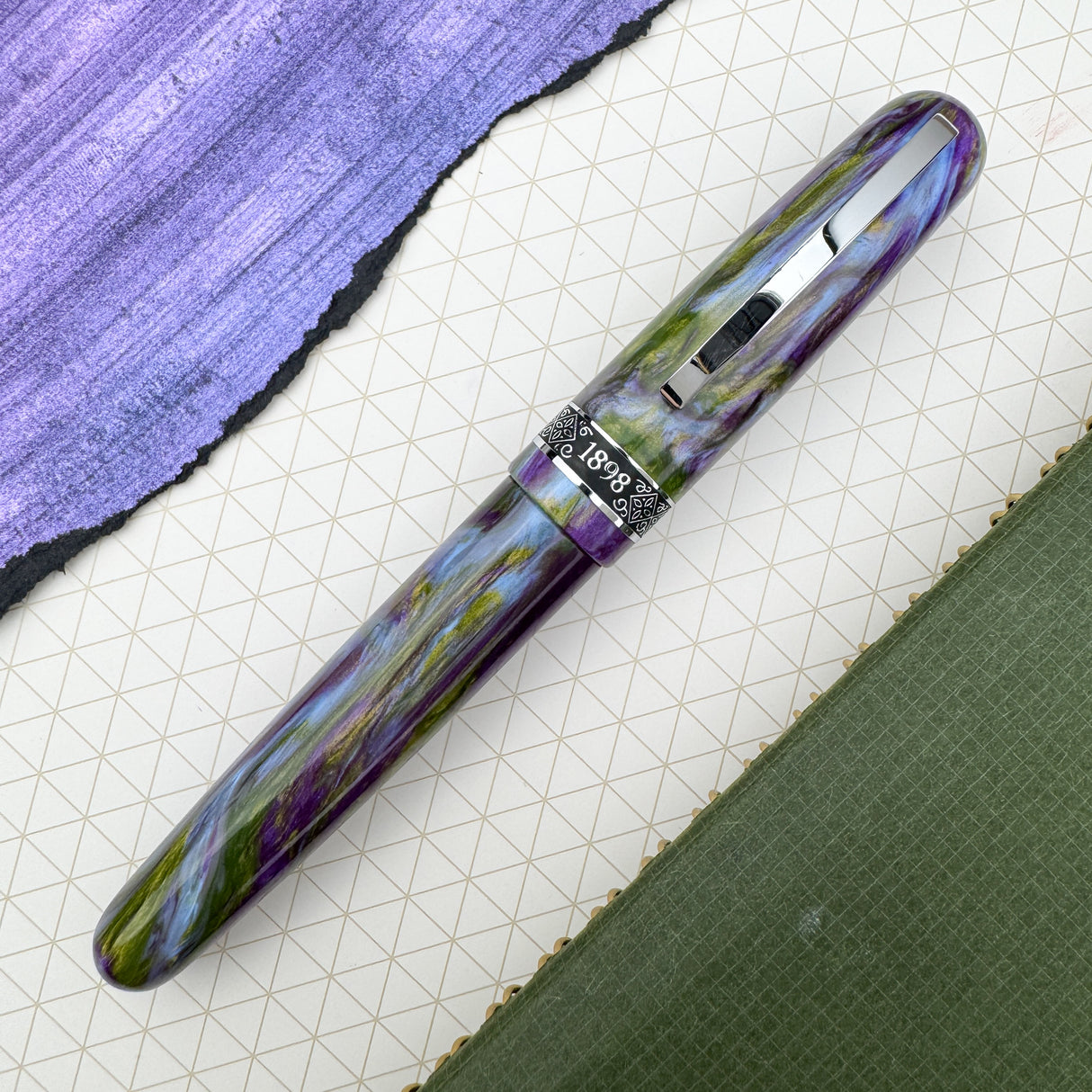 Conklin 1898 Rollerball Pen - Wisteria Walk (Atlas Exclusive)(Doorbuster)
