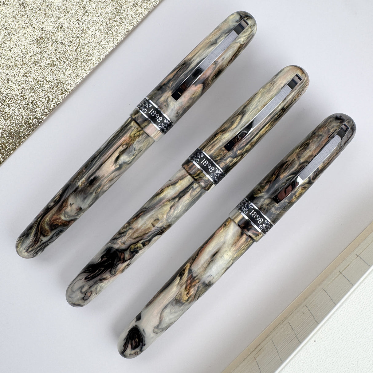 Conklin 1898 Fountain Pen - Golden Abalone (Atlas Exclusive) (Doorbuster)(Doorbuster)