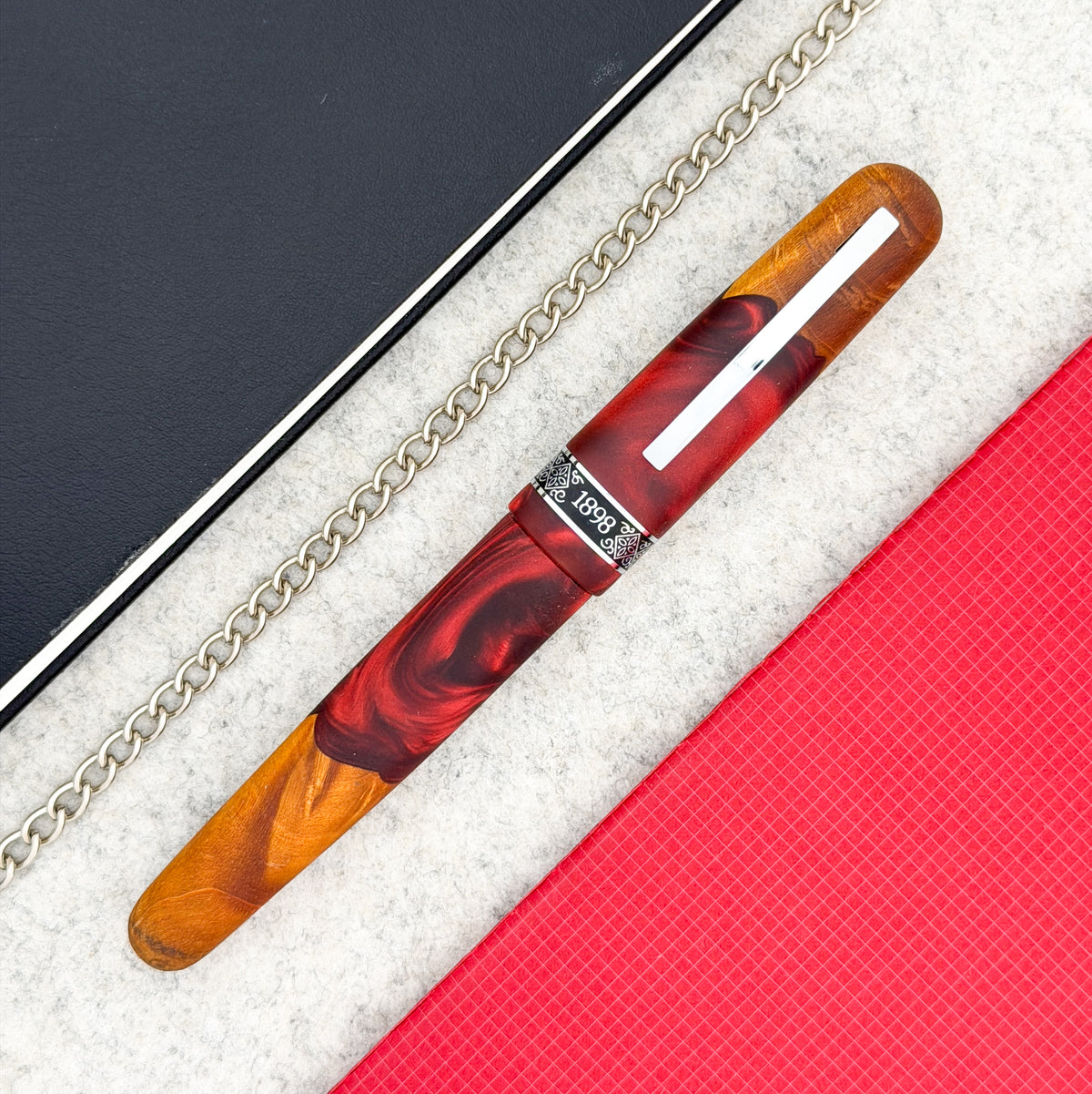 Conklin 1898 Spectra Fusion Fountain Pen - Burgundy (Limited Edition)