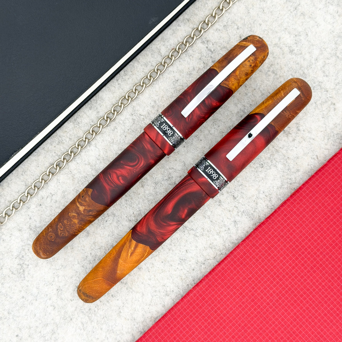 Conklin 1898 Spectra Fusion Fountain Pen - Burgundy (Limited Edition)