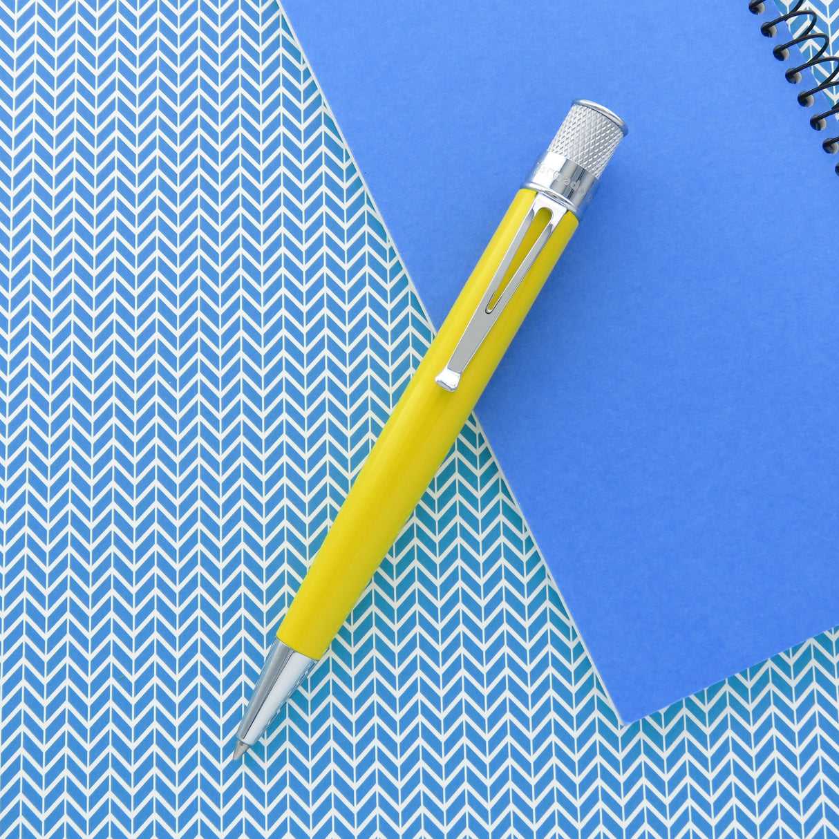 Retro 51 Tornado Colorwave Collection Rollerball Pen - Hello Yellow