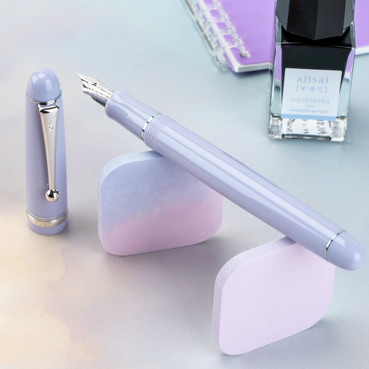 Pilot Custom 74 Fountain Pen - Lavender Fog (Special Edition)