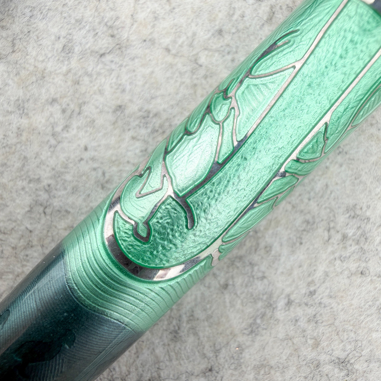 David Oscarson Hans Christian Andersen Fountain Pen - Mint with Silver (Limited Edition #02/08)