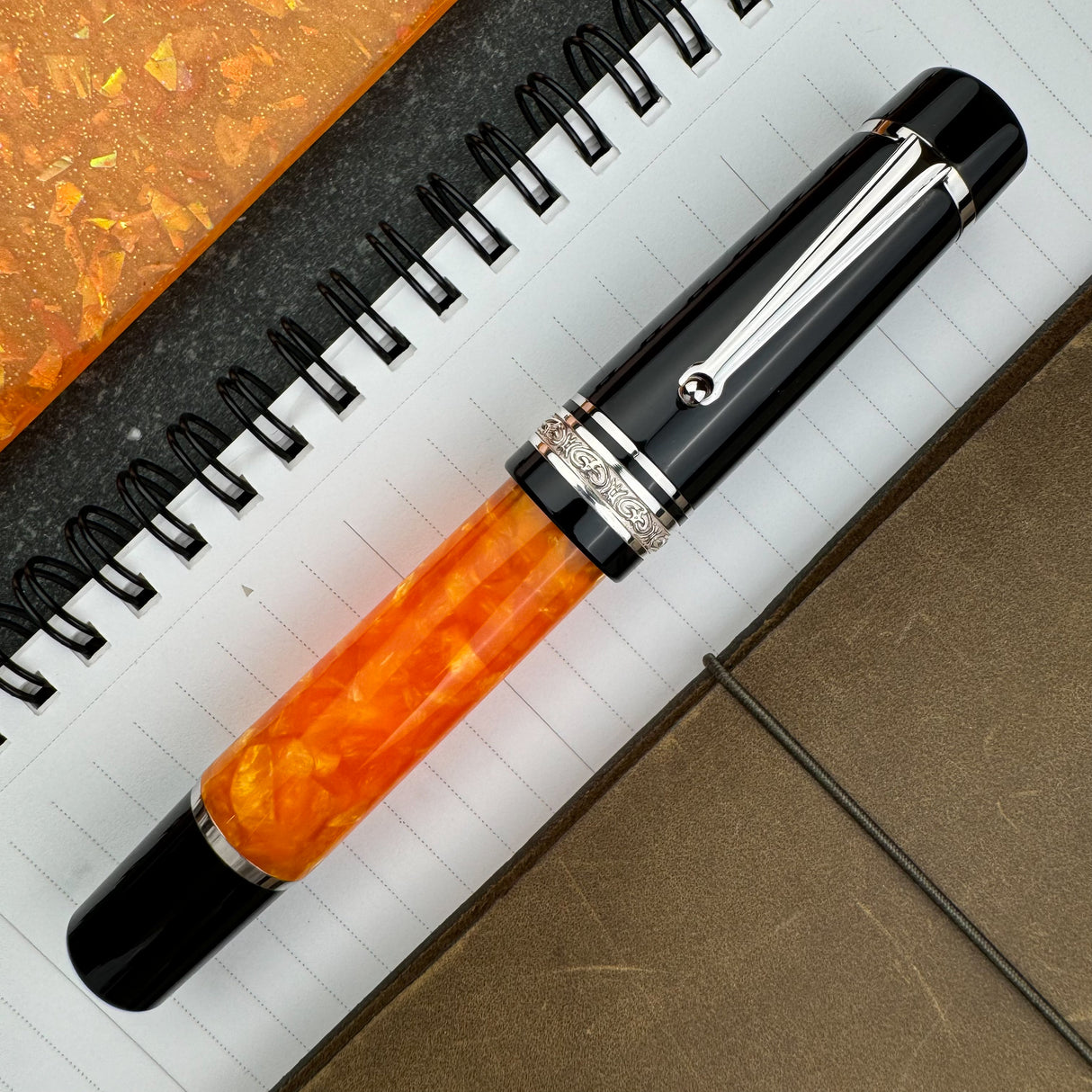 Delta DV Original Oversize Rollerball Pen w/ Palladium Trim