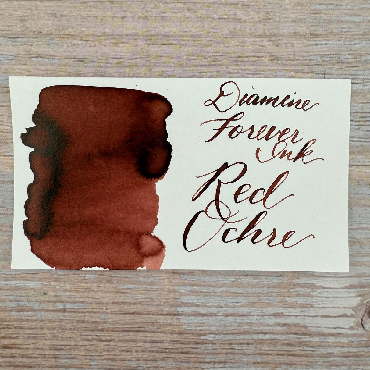 Diamine Forever Ink Red Ochre - 50ml Bottled Ink