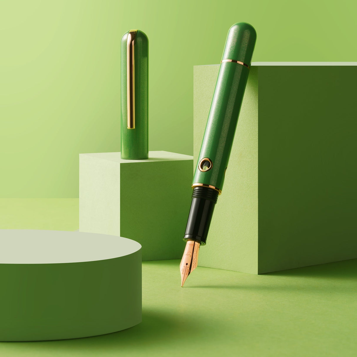 Nahvalur 365 Anniversary Roiro Fountain Pen - Jade