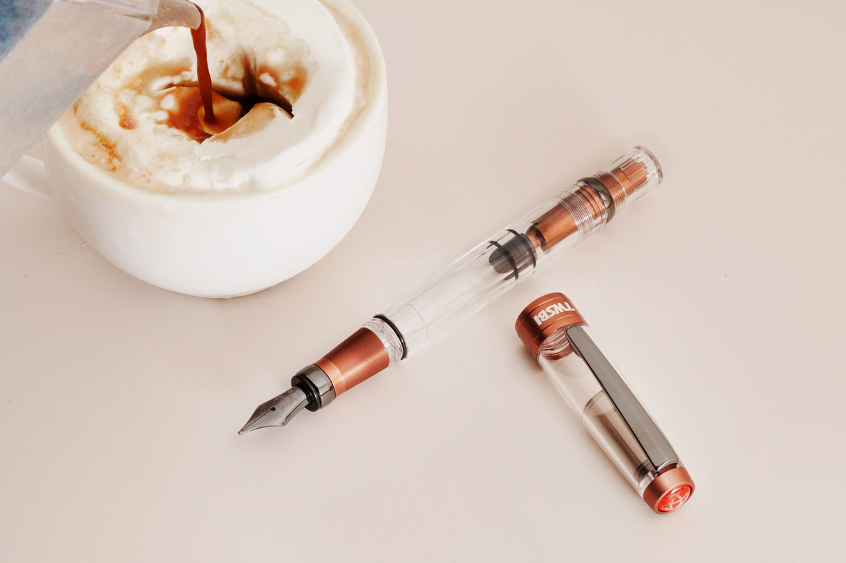 TWSBI Diamond 580ALR Fountain Pen - Affogato w/ Onyx
