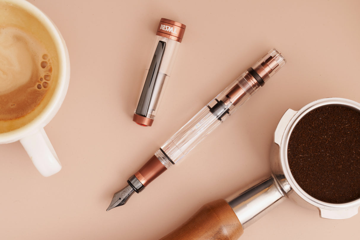 TWSBI Diamond 580ALR Fountain Pen - Affogato w/ Onyx