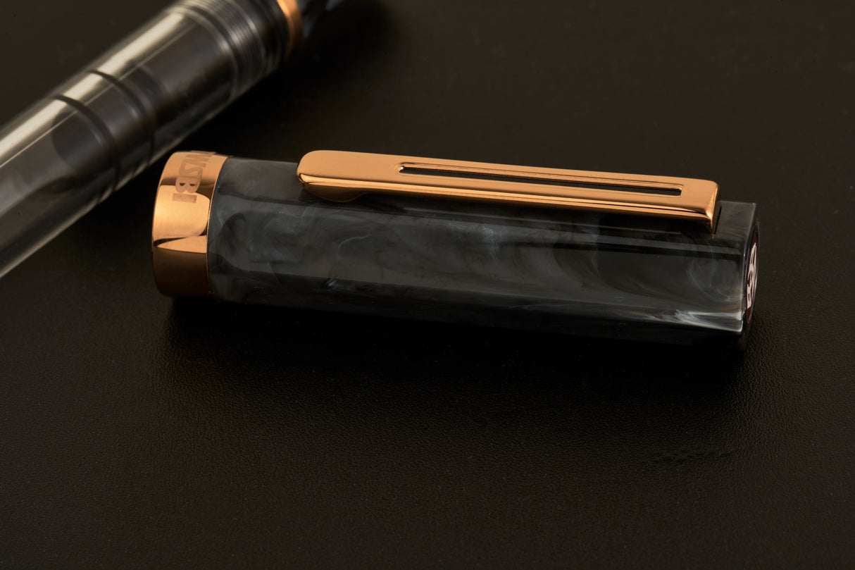TWSBI Black Marble and Bronze Fountain Pen
