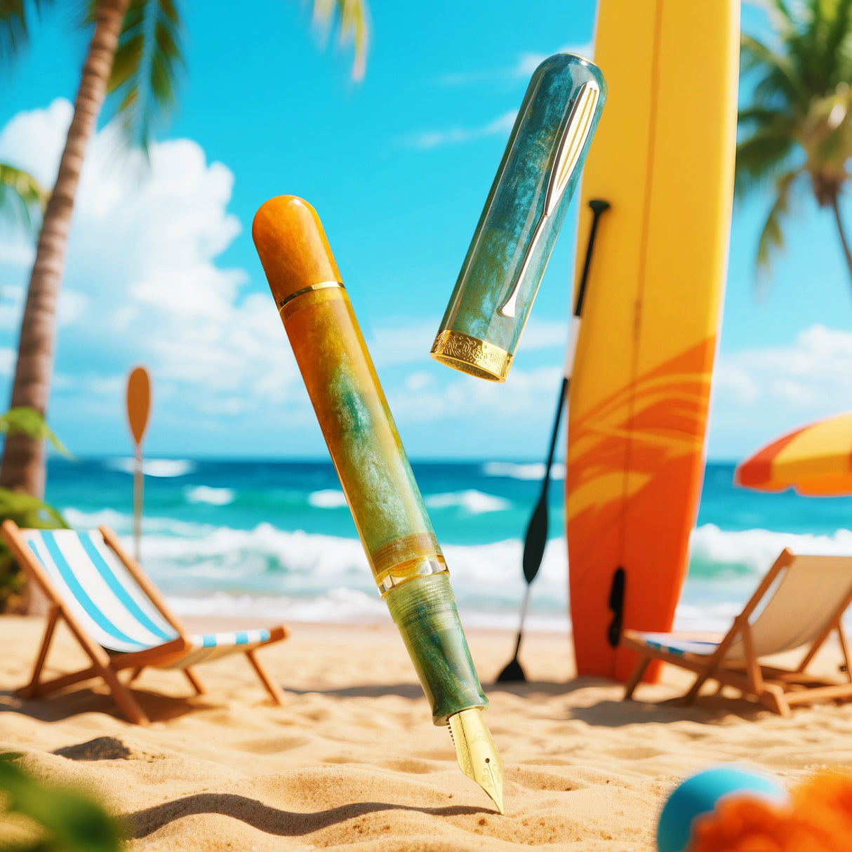 Nahvalur (Narwhal) Voyage Hawaii Fountain Pen (Special Edition)