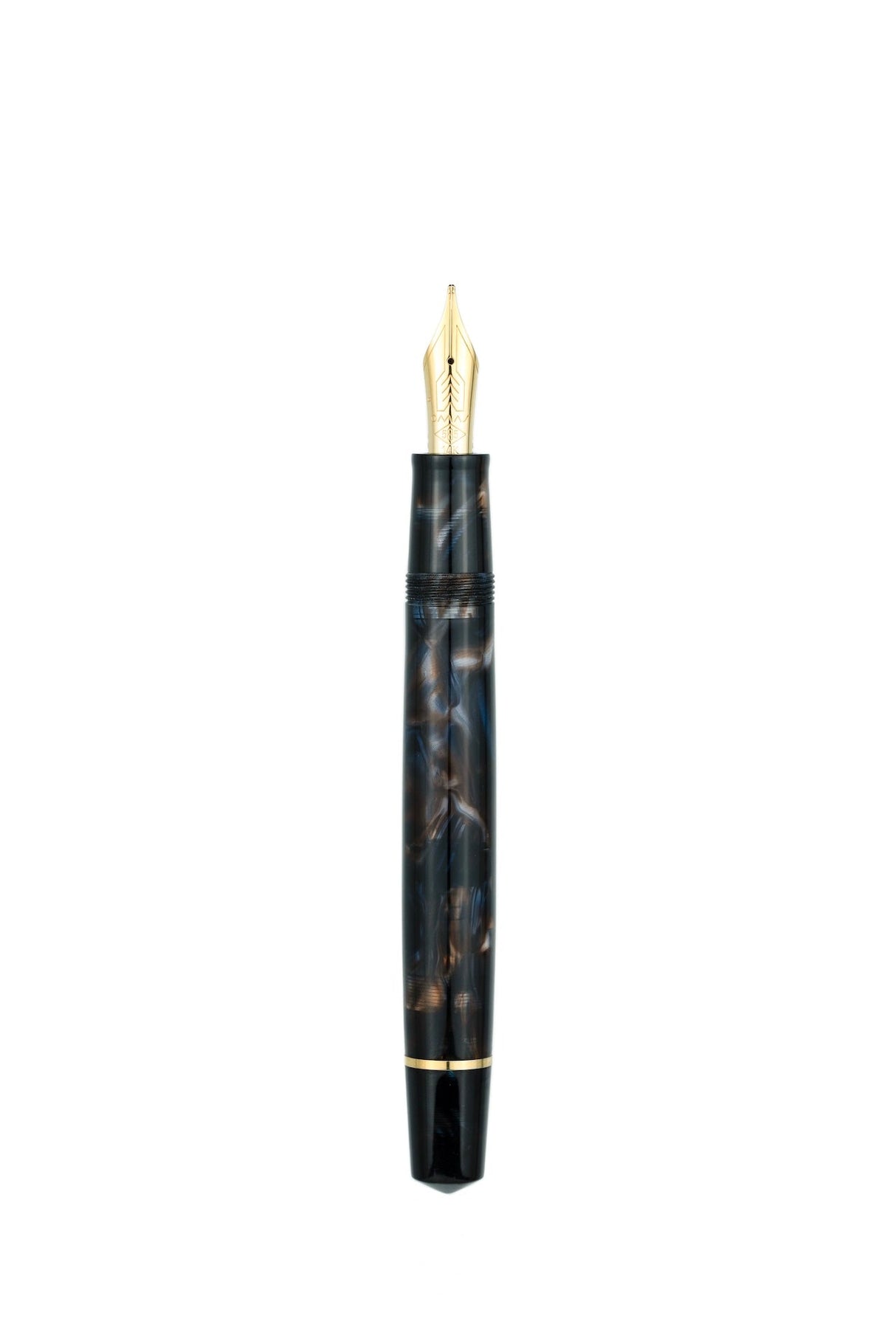 Omas Bologna Galassia Fountain Pen - Gold Trim