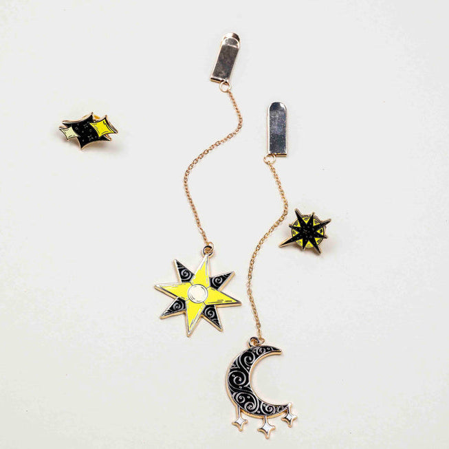 CoraCreaCrafts Moon Pendant Clip