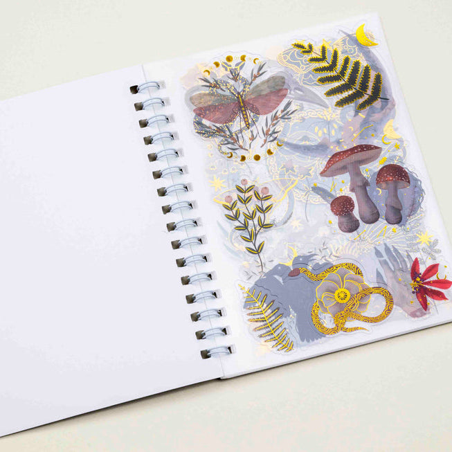 CoraCreaCrafts Mystical Midsummer Sticker Book