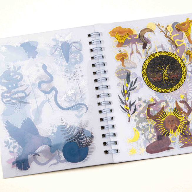 CoraCreaCrafts Mystical Midsummer Sticker Book