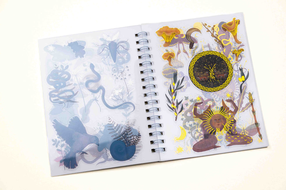 CoraCreaCrafts Mystical Midsummer Sticker Book