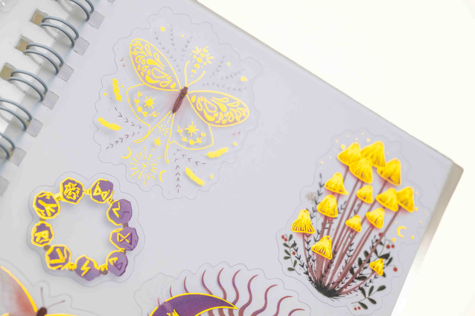 CoraCreaCrafts Mystical Midsummer Sticker Book