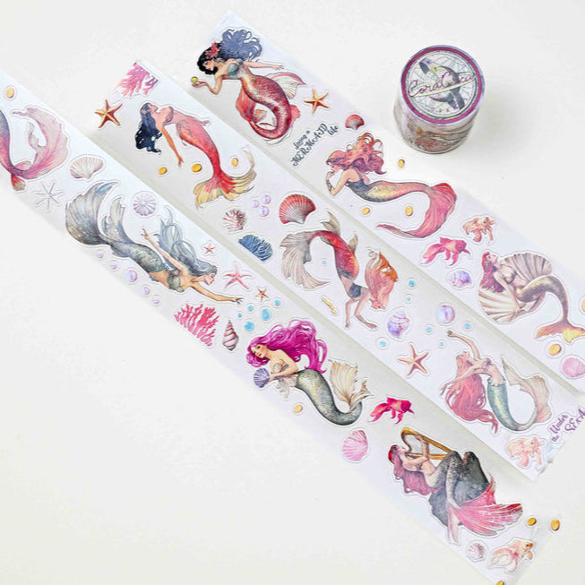 CoraCreaCrafts Mermaid Transparent Tape