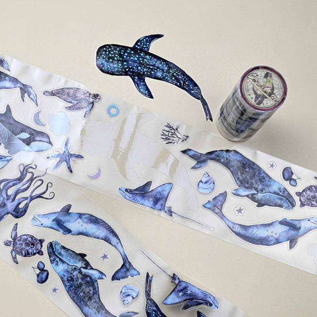 CoraCreaCrafts Mystical Ocean Transparent Tape (XL)
