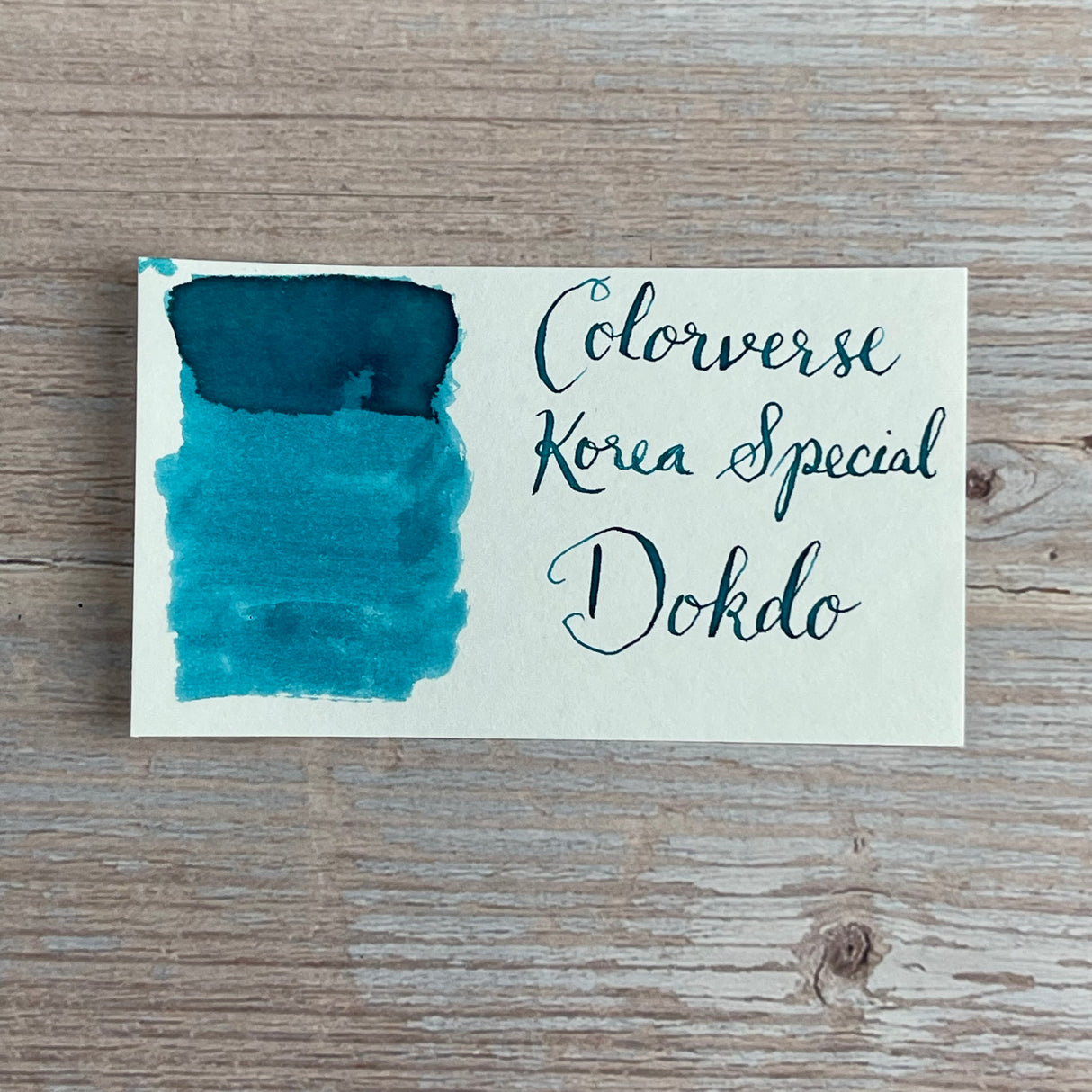 Colorverse 15ml Korea Special Bottled Ink - Dokdo