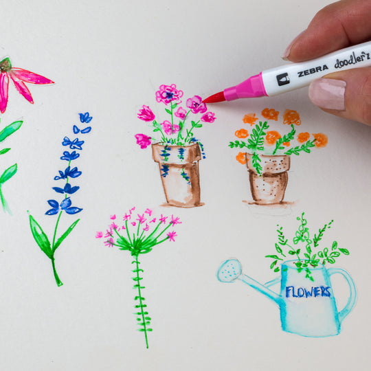 Zebra Doodler'z Dual Brush Pen