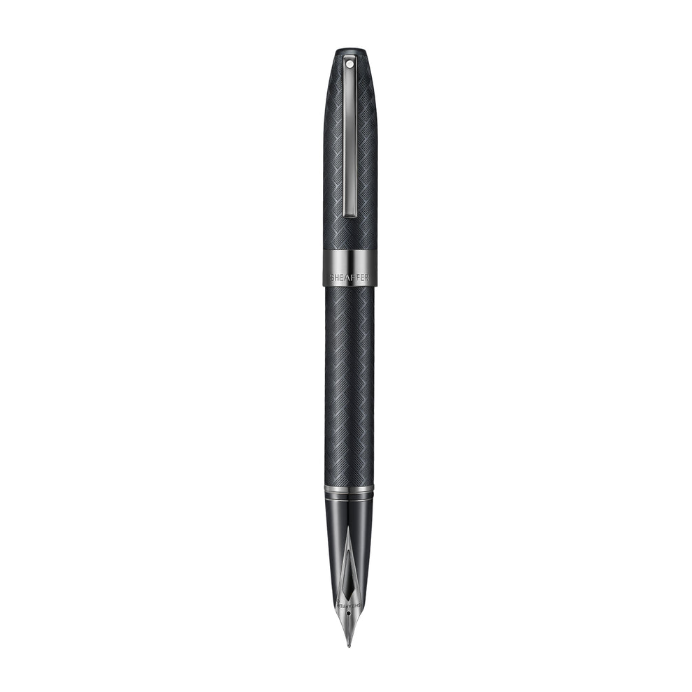 Sheaffer Legacy Chevron Fountain Pen - Matte Black