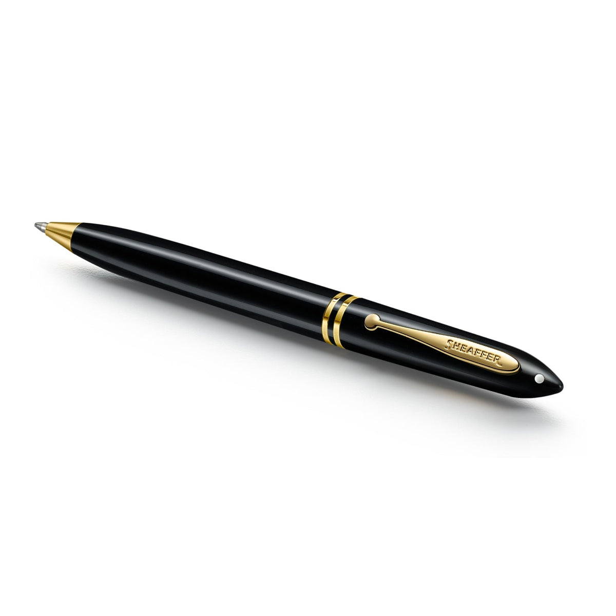 Sheaffer Balance III Ballpoint Pen - Black w/ Gold Trim