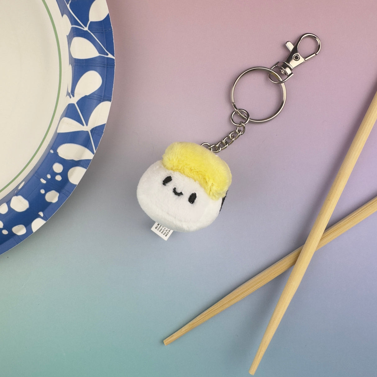 Emii Creations Tiny Nigiri Sushi Keychain - Shrimp Tuna Salmon Egg