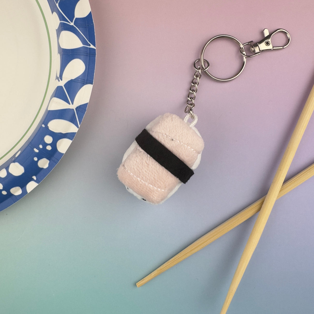 Emii Creations Tiny Nigiri Sushi Keychain - Shrimp Tuna Salmon Egg
