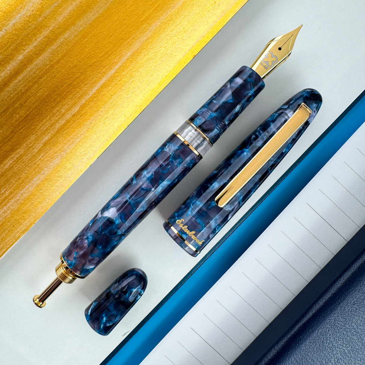 Esterbrook Estie Push Button Fountain Pen - Blue Moon (Special Edition)