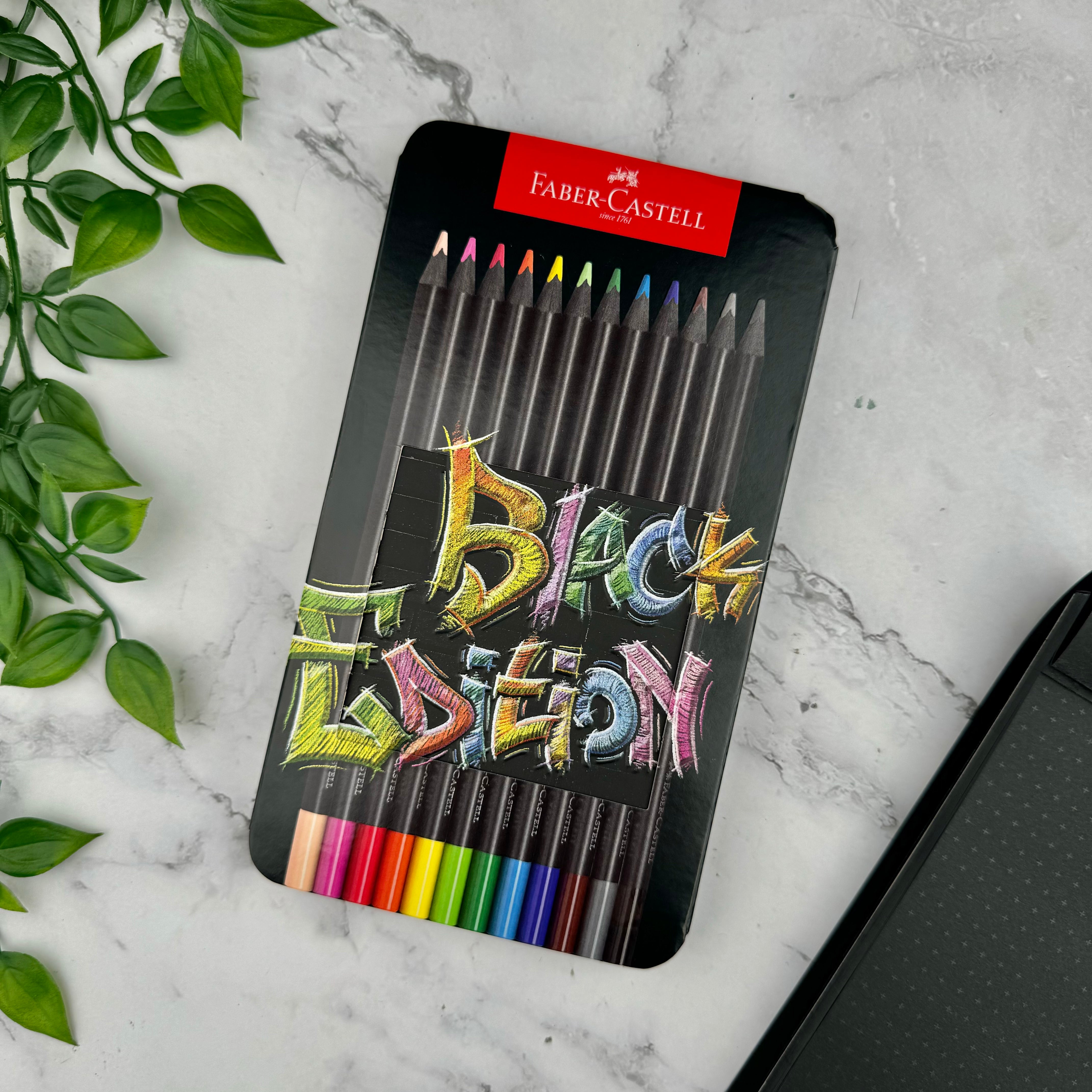 Faber-Castell Black Edition Skin Tones Colouring Pencils - Pack Of 12