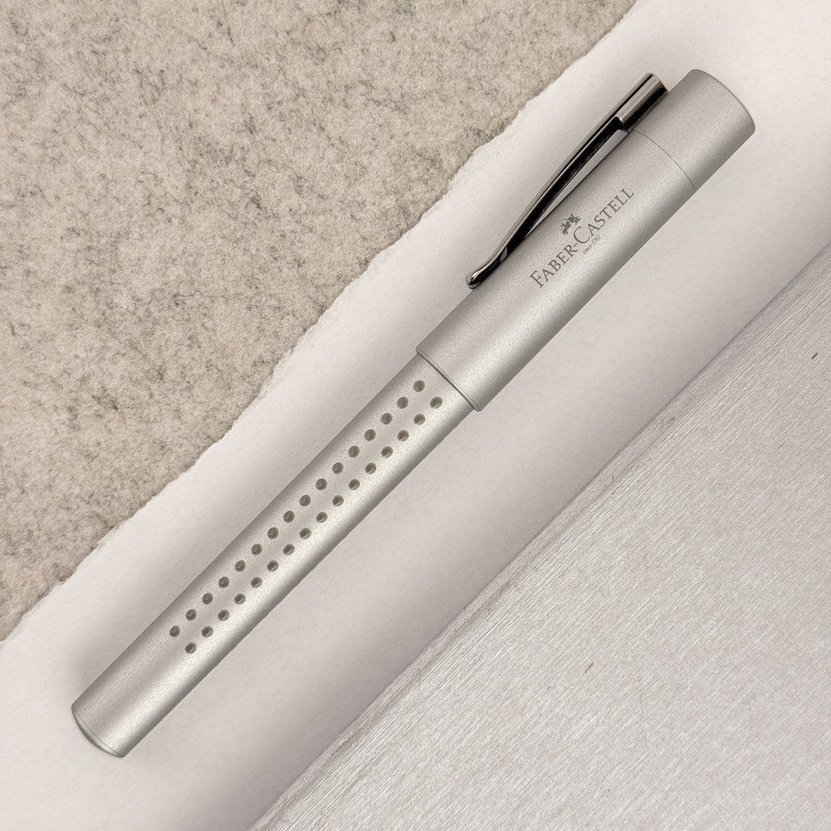 Faber-Castell Grip 2011 Fountain Pen - Silver
