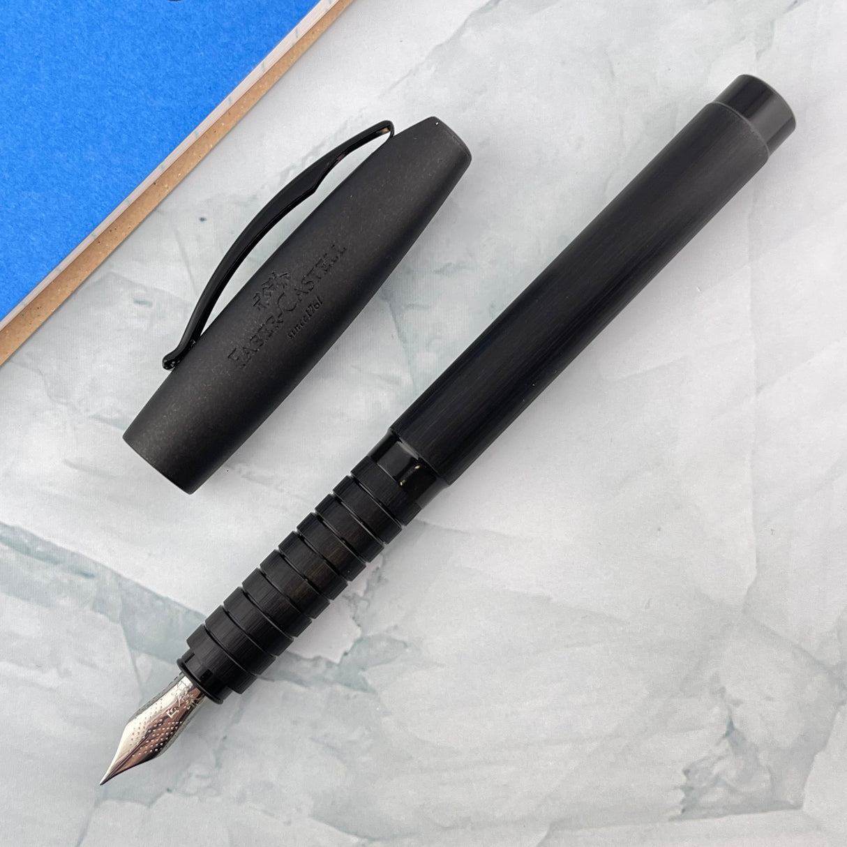 Faber-Castell Essentio Fountain Pen - Aluminum Black