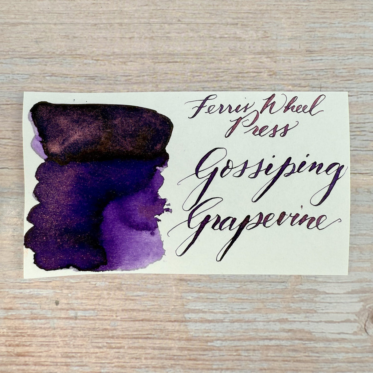 Ferris Wheel Press - Gossiping Grapevine - 38ml Bottled Ink (Special Edition)