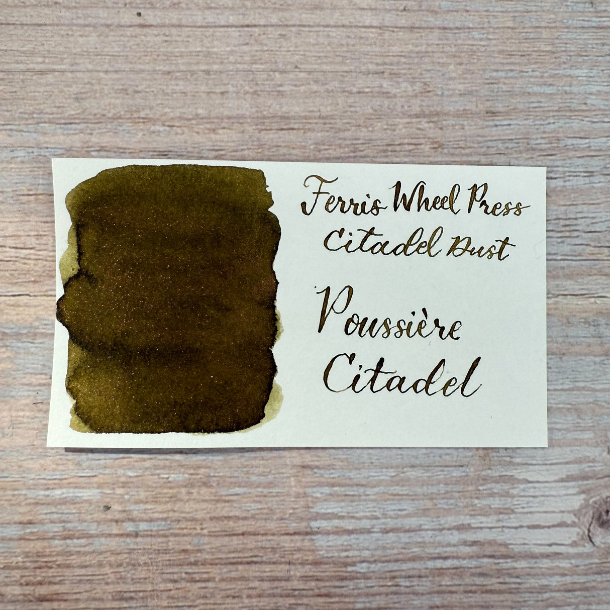 Ferris Wheel Press Citadel Dust - 20ml Bottled Ink