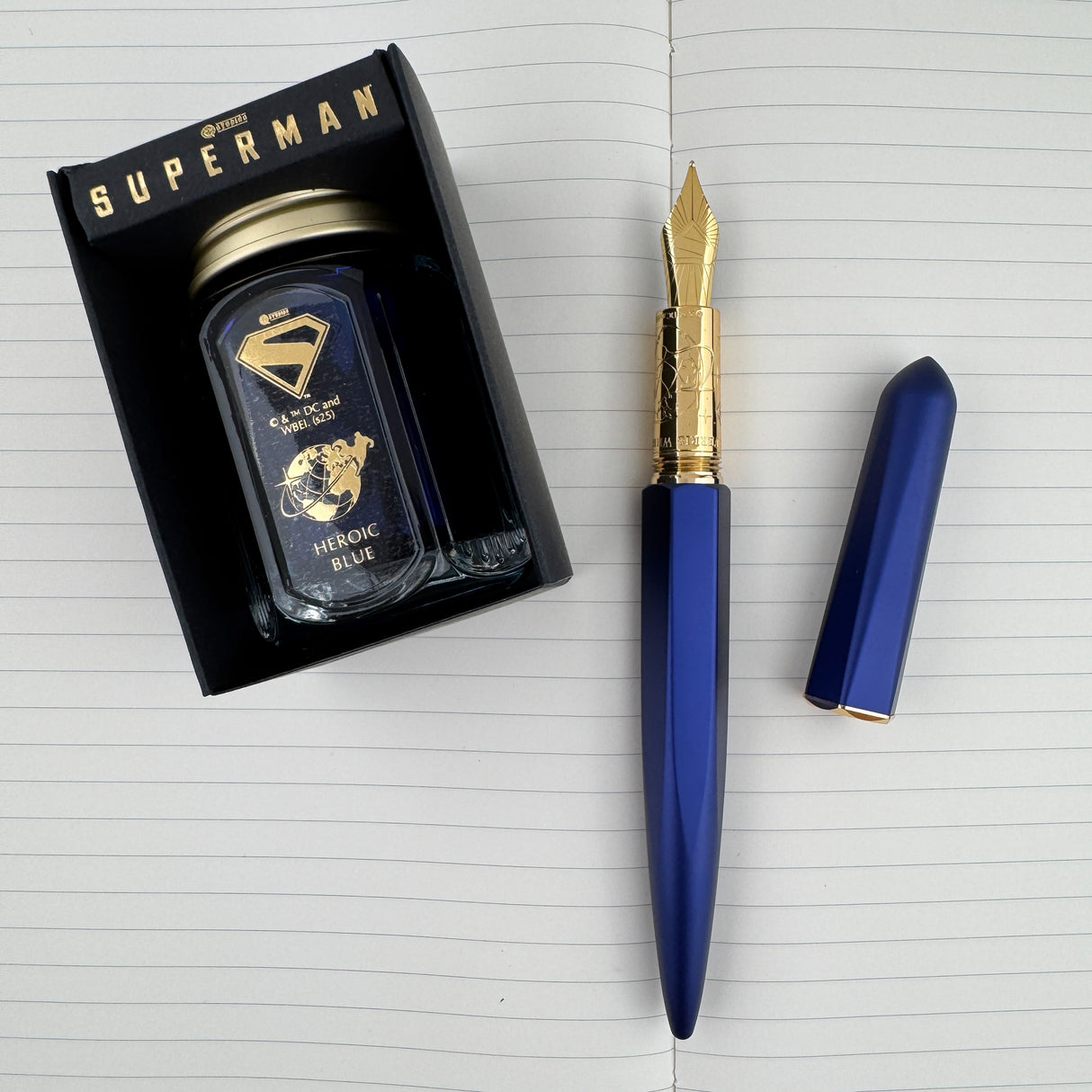 Ferris Wheel Press Superman Fountain Pen Set - A View From Above (Special Edition)(Doorbuster)