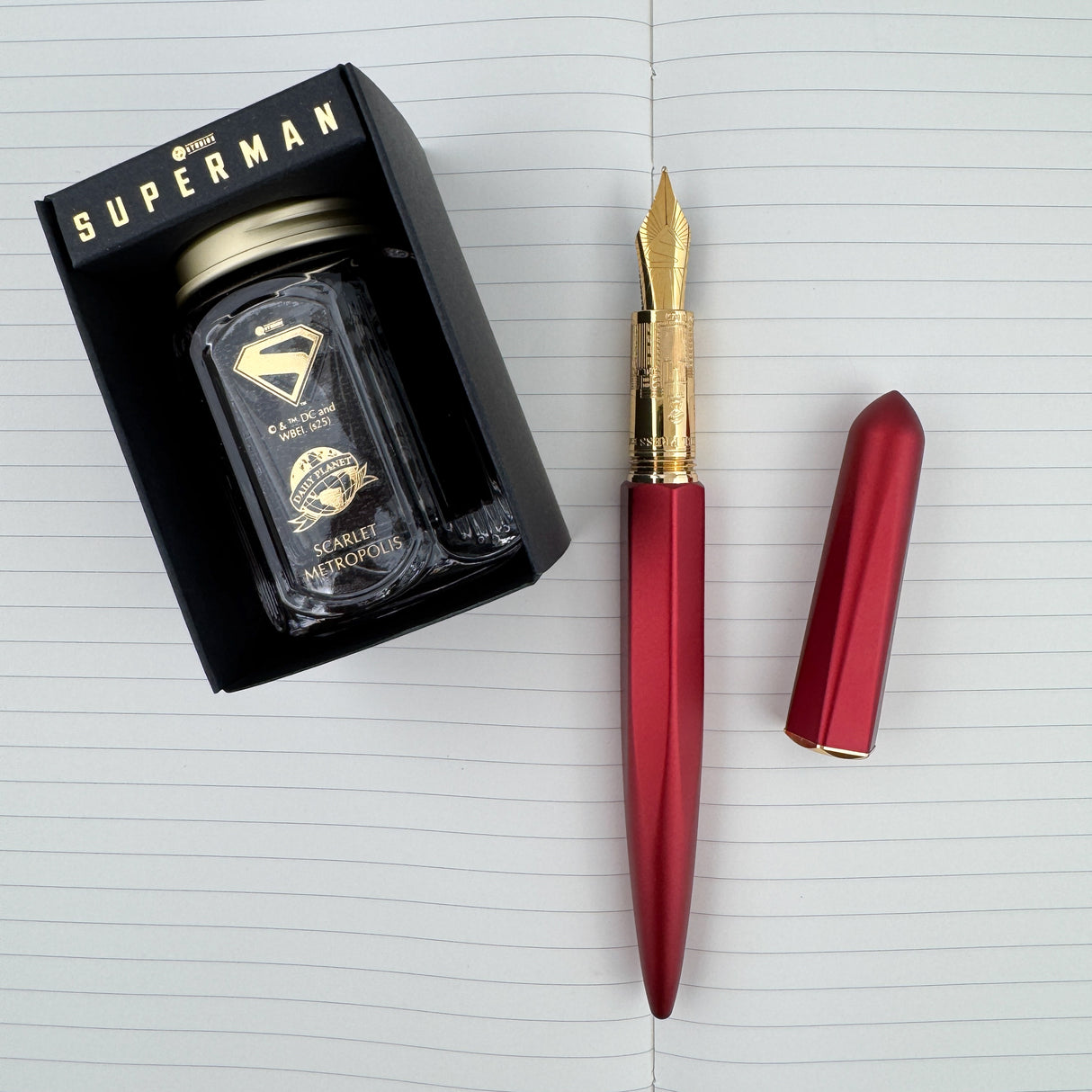 Ferris Wheel Press Superman Fountain Pen Set - The Voice of Metropolis (Special Edition)(Doorbuster)