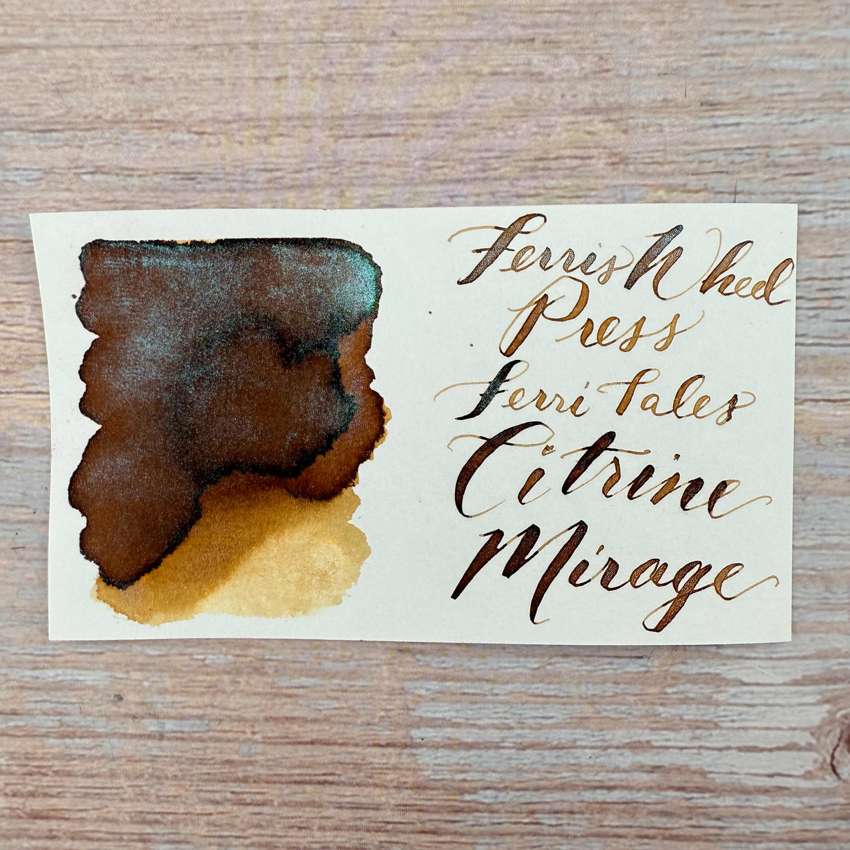 Ferris Wheel Press Bestiary Series - Citrine Mirage - 20ml bottled Ink (Special Edition)(Doorbuster)