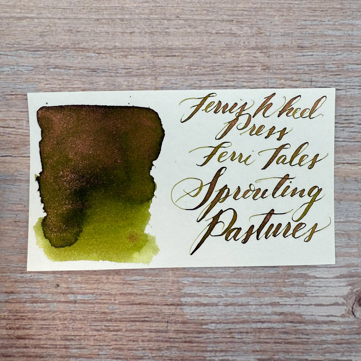 Ferris Wheel Press Bestiary Series - Sprouting Pastures - 20ml Bottled Ink (Special Edition)