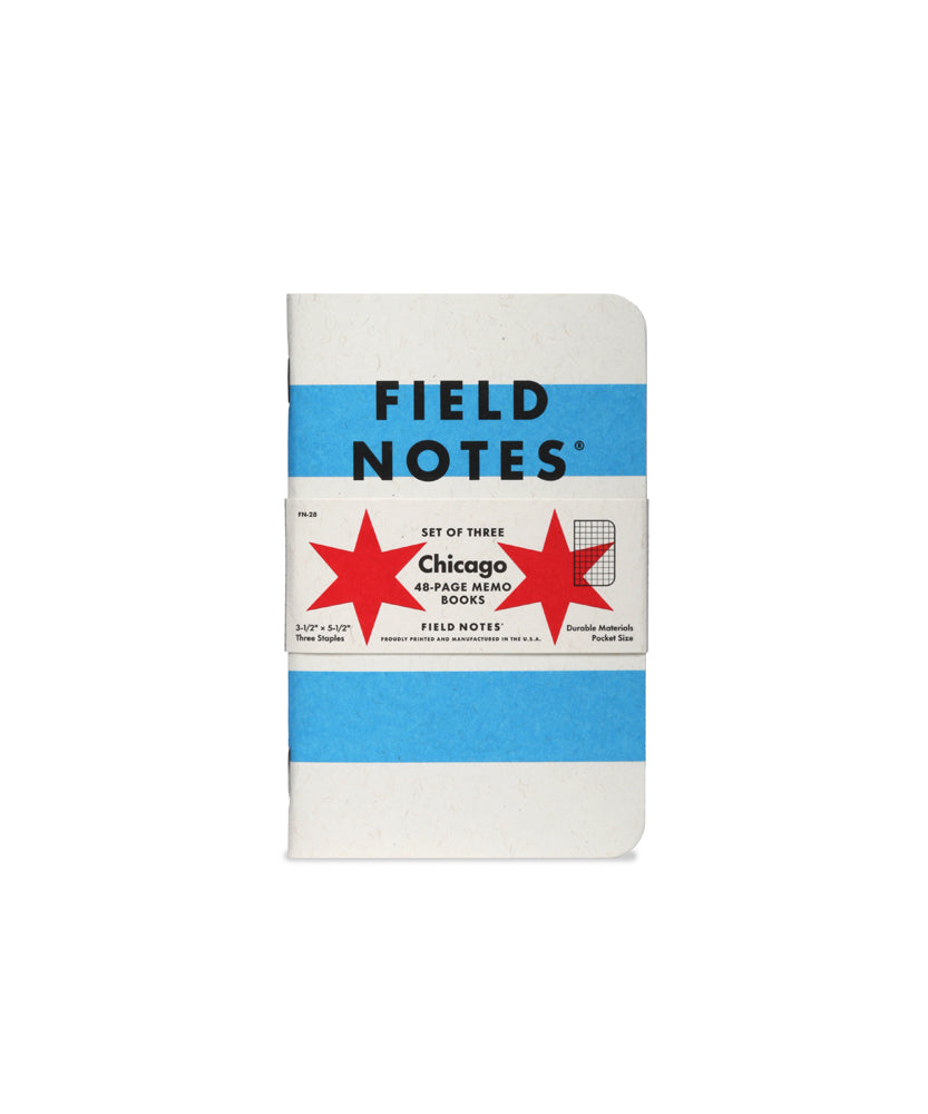 Field Notes Chicago Edition 3-Pack, 3 1/2" x 5 1/2"