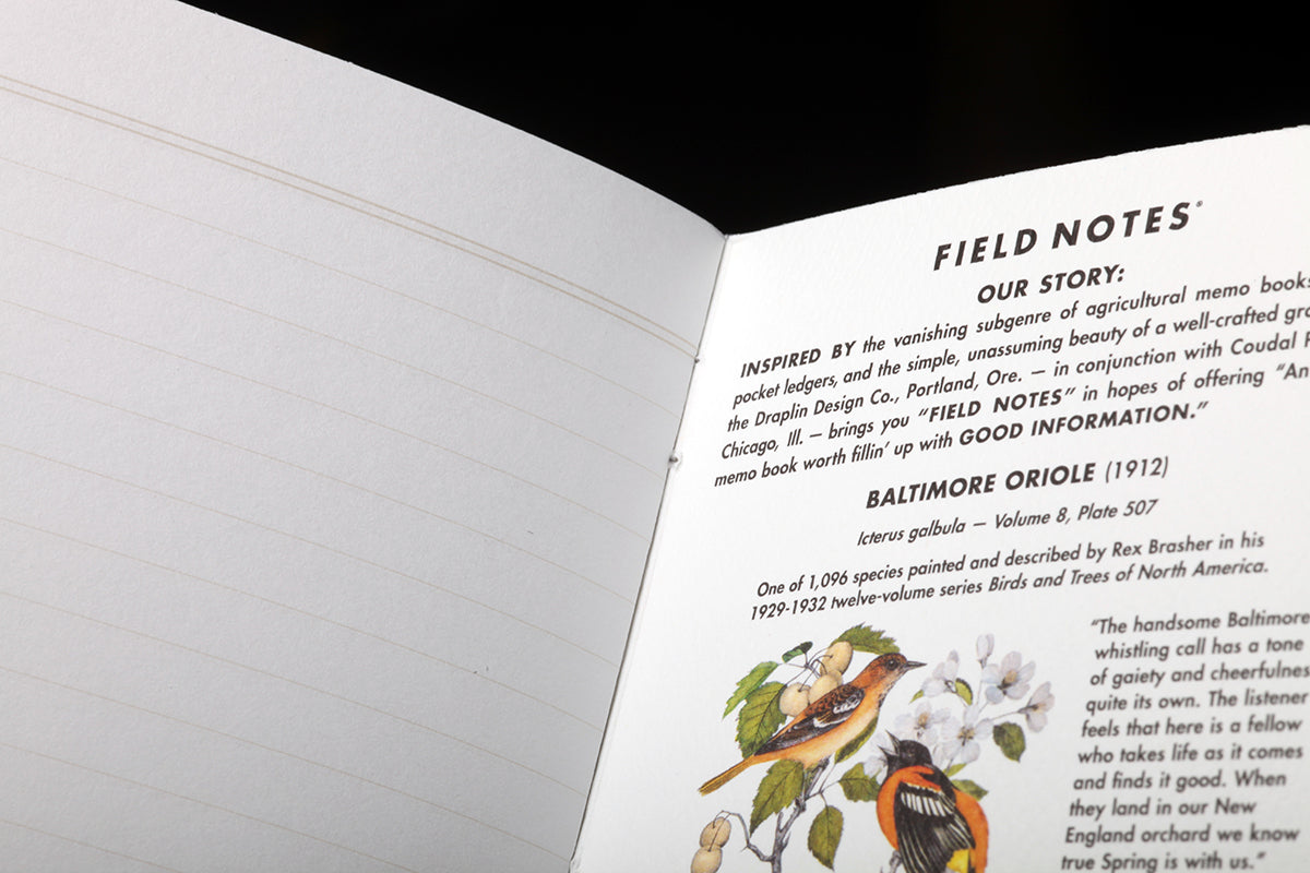 Field Notes Quarterly Edition - Birds and Trees of North America - Pack B (Special Edition)