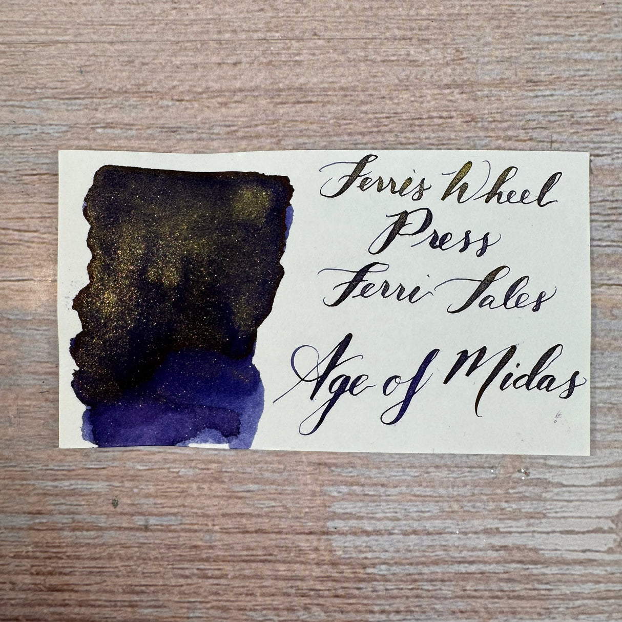 Ferris Wheel Press The King Midas - Tides of Midas - 85ml bottled Ink (Special Edition)