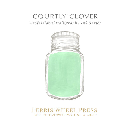 Ferris Wheel Press Courtly Clover - 28ml Calligraphy Bottled Ink