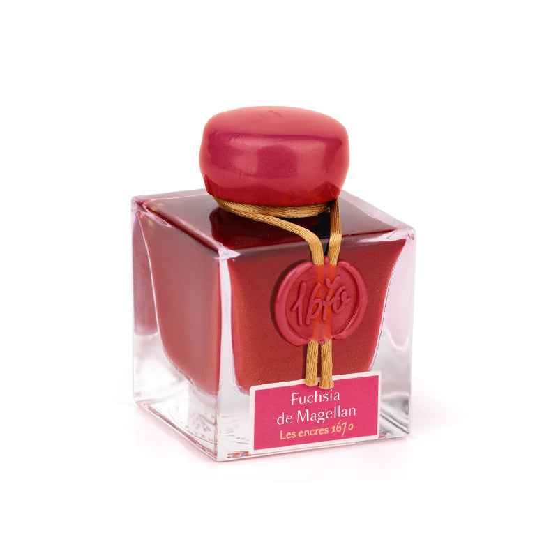 Jacques Herbin 1670 Fuchsia de Magellan - 50ml Bottled Ink